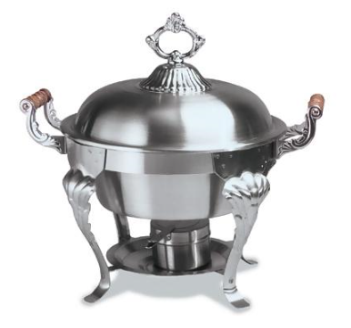 6 Quart Round Chafing Dish with Sterno
